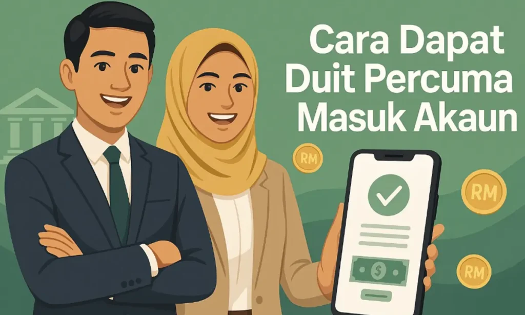 Cara Dapat Duit Percuma Masuk Akaun, Confirm Berhasil!