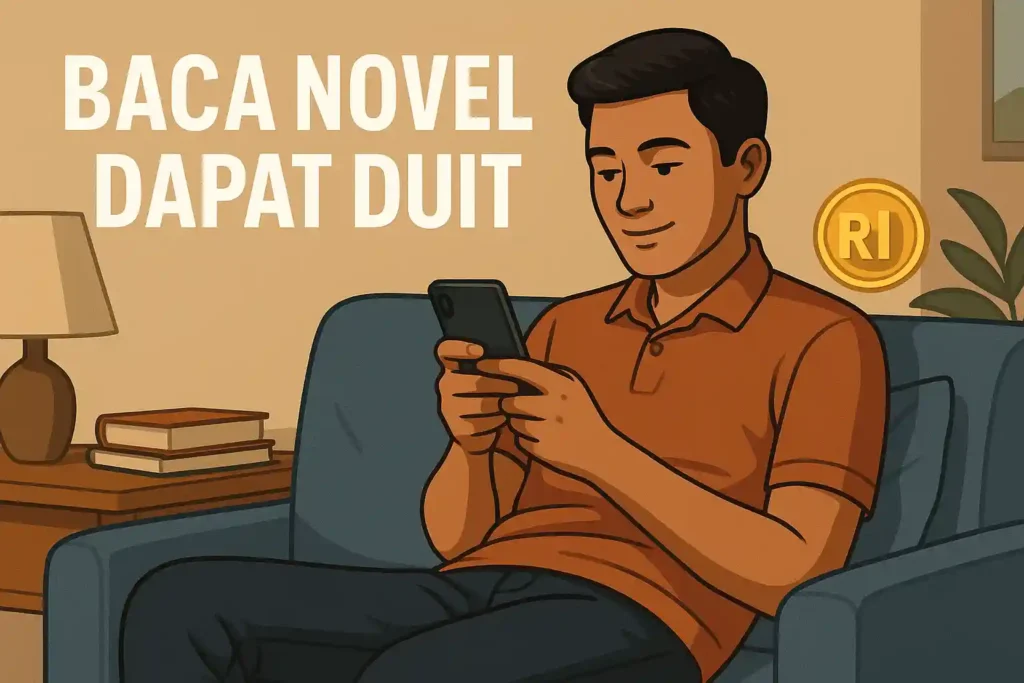 Baca Novel Dapat Duit, Cara Jana Pendapatan Sambil Santai!
