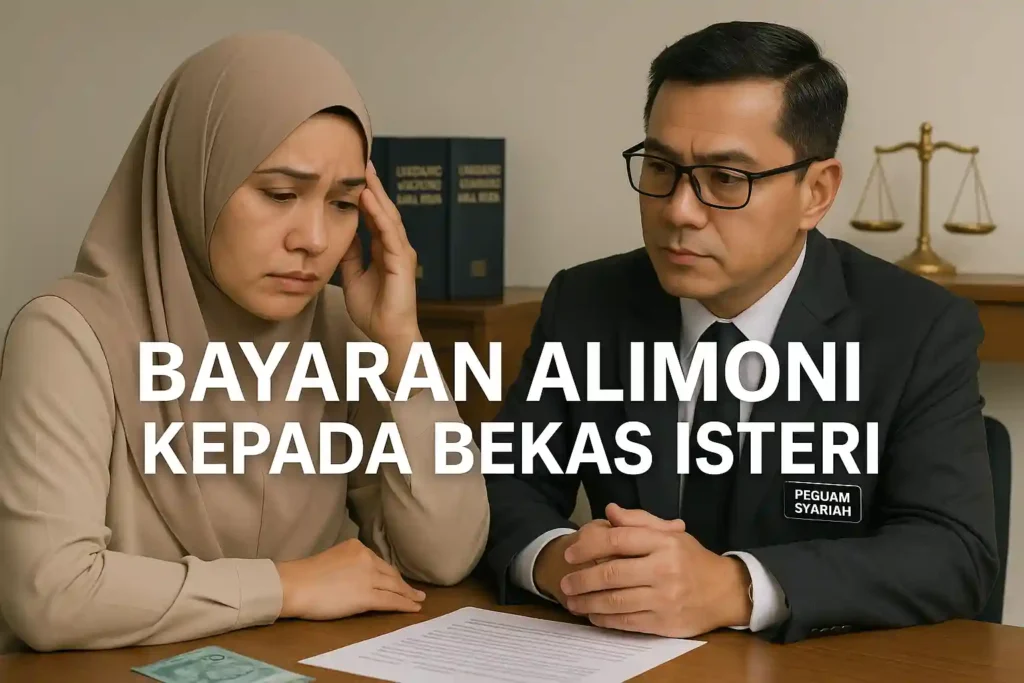 Bayaran Alimoni kepada Bekas Isteri: Hak, Jumlah & Prosedur