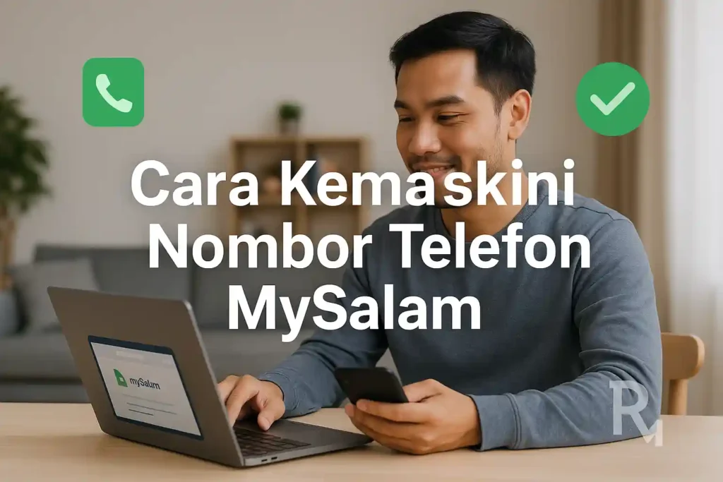 Cara Kemaskini Nombor Telefon MySalam