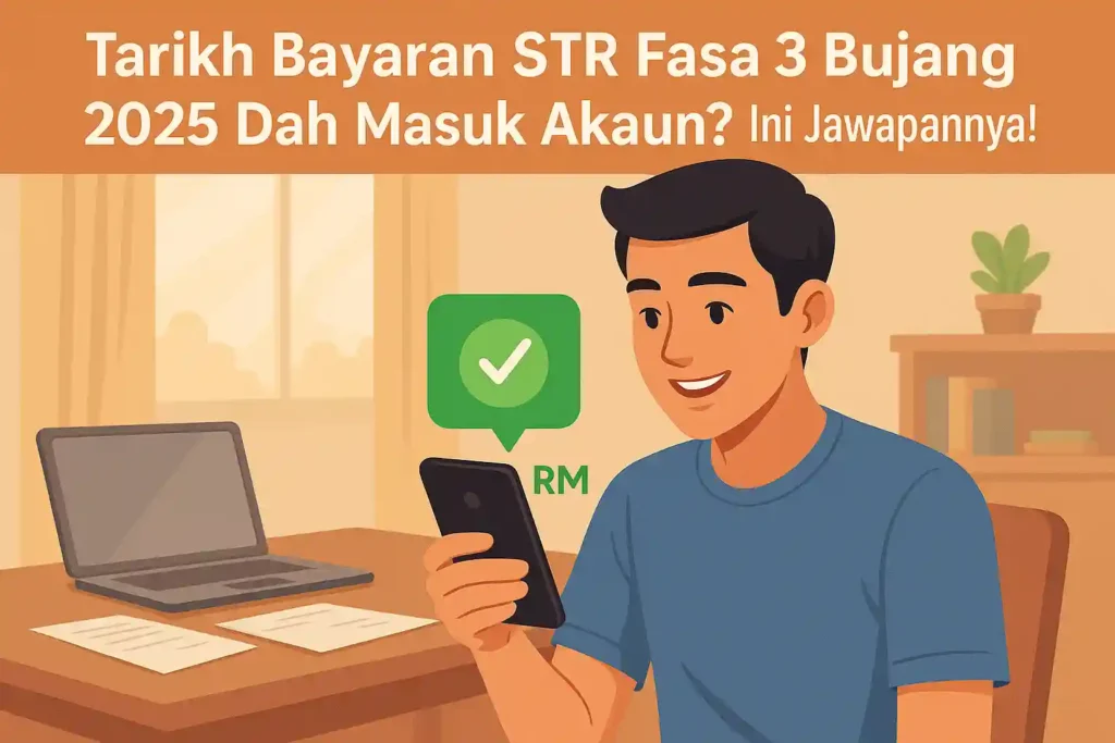 Tarikh Bayaran STR Fasa 3 Bujang 2025 Dah Masuk Akaun?