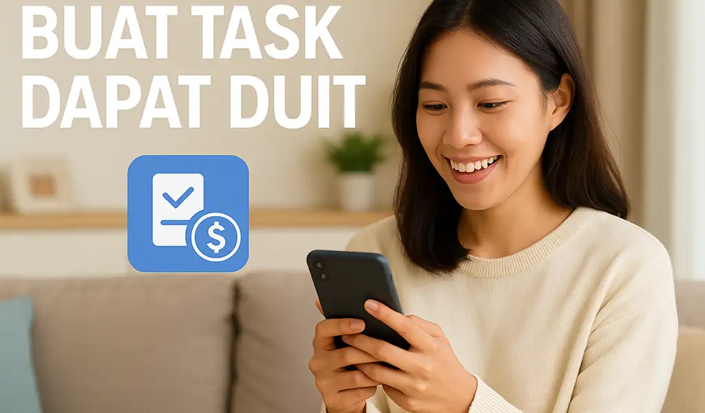 Buat Task Dapat Duit Ini Aplikasi Sah Yang Bayar Terus ke Akaun Anda
