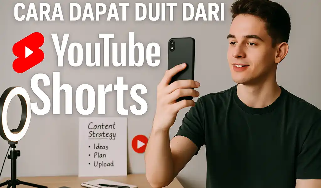 Cara Dapat Duit Dari YouTube Short Dapat RM20K