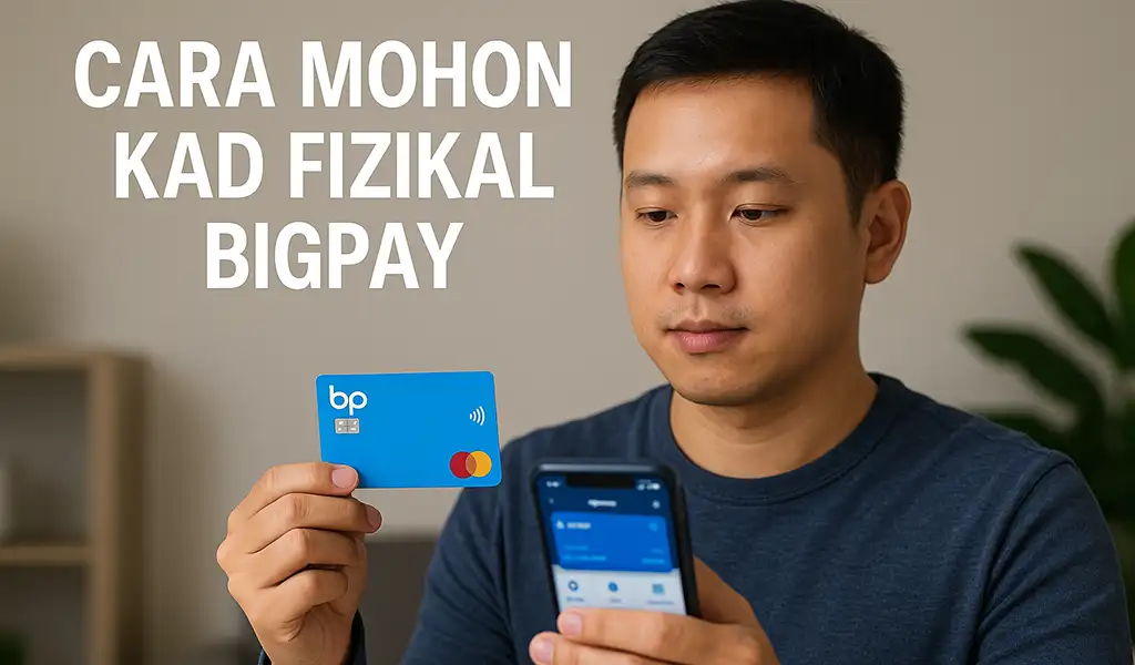 Cara Mohon Kad Fizikal BigPay Pengguna Baharu
