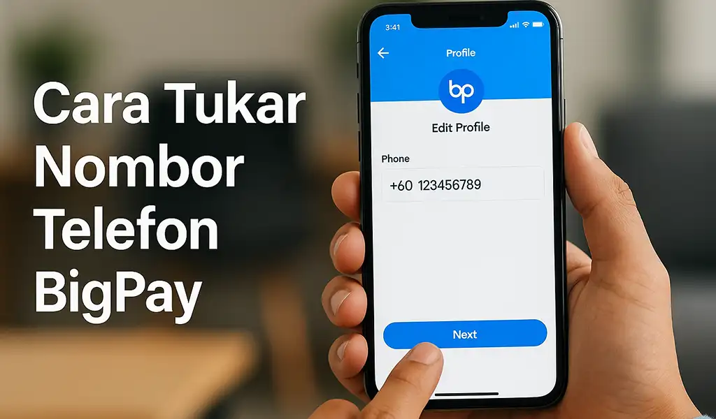 Cara Tukar Nombor Telefon BigPay Terkini