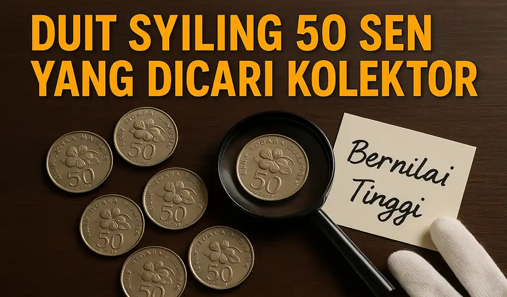 Duit Syiling 50 Sen Yang Dicari Kolektor Nilai Kini & Cara Jual