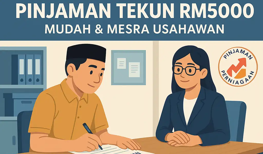 Pinjaman TEKUN RM5000 Cara Mohon, Syarat & Bayaran